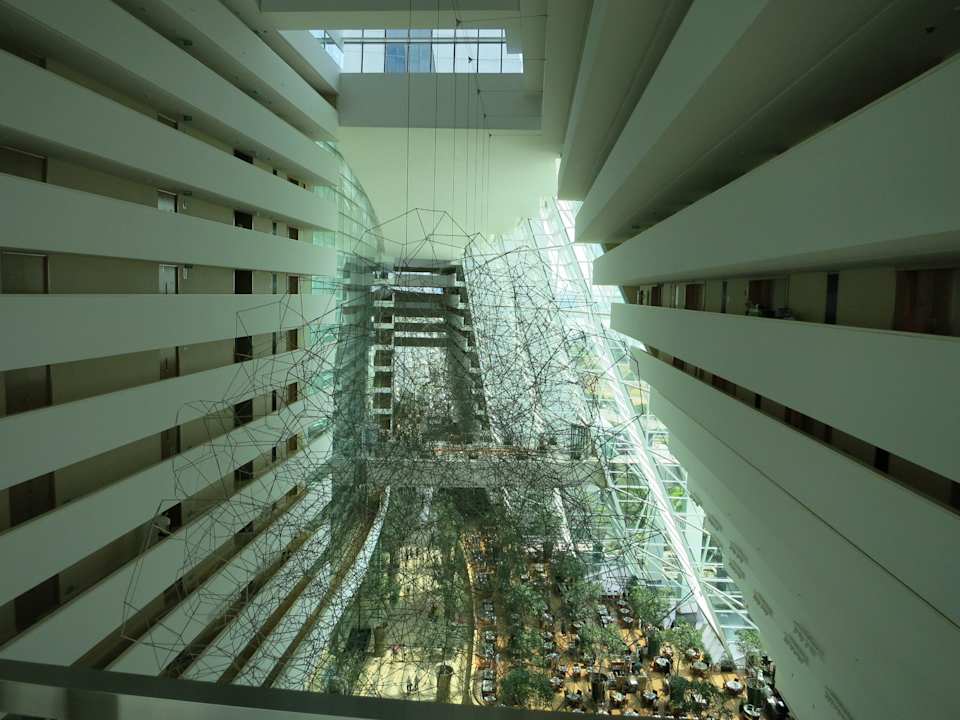 Blick vom Gang zum Zimmer Marina Bay Sands