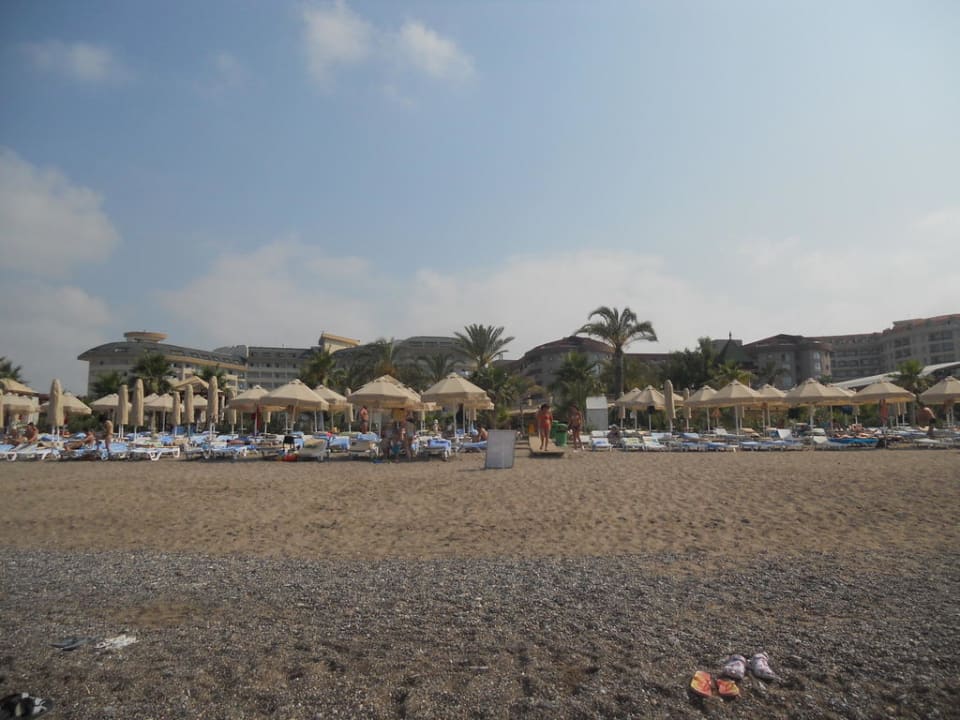 Vom Meer aus fotografiert Saphir Resort & Spa