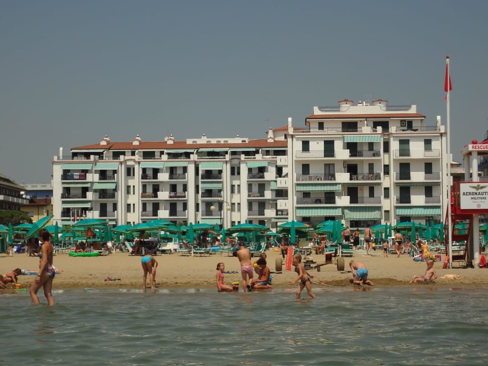 Das Haus vom Strand aus Hotel El Palmar