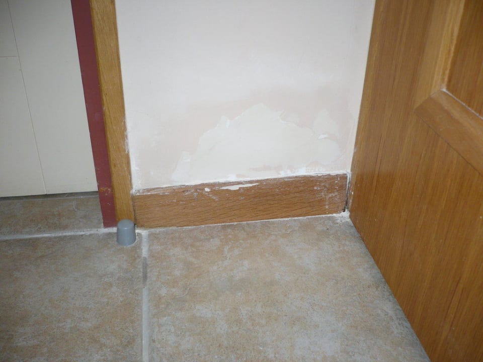 Wand hinter der Tür Pearl Beach