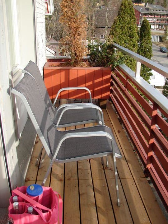 Balkon bei Anreise Hotel Sternen