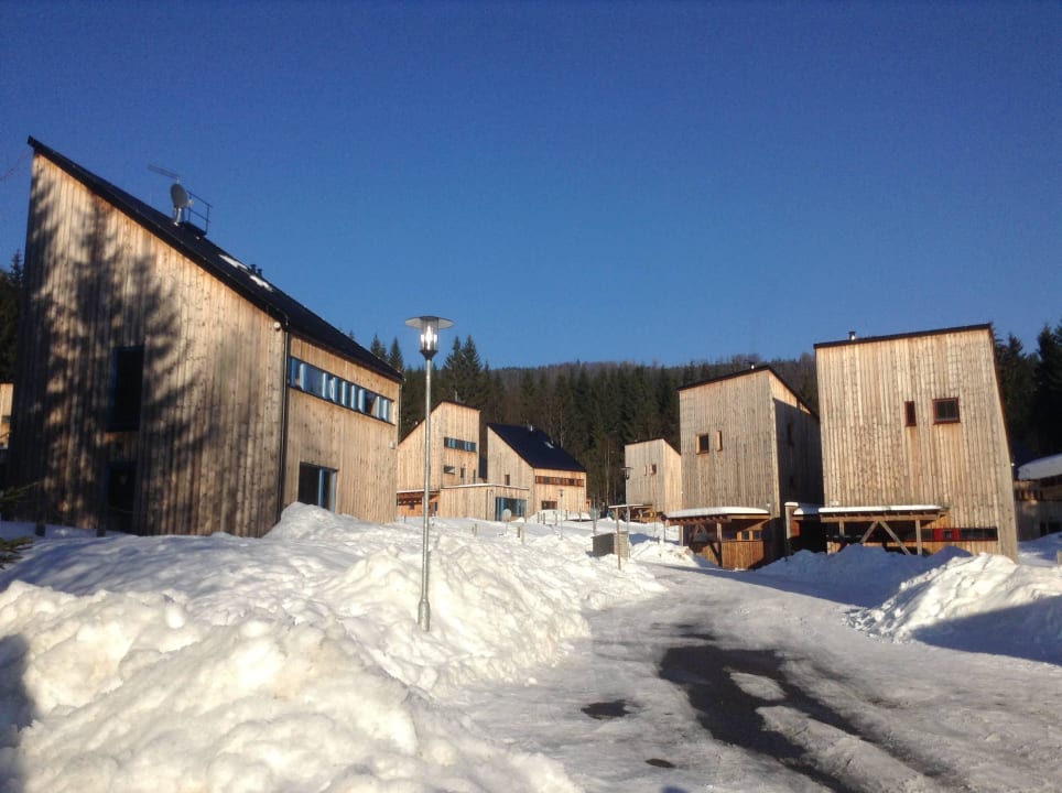 Blick auf die Anlage Naturapark Resort