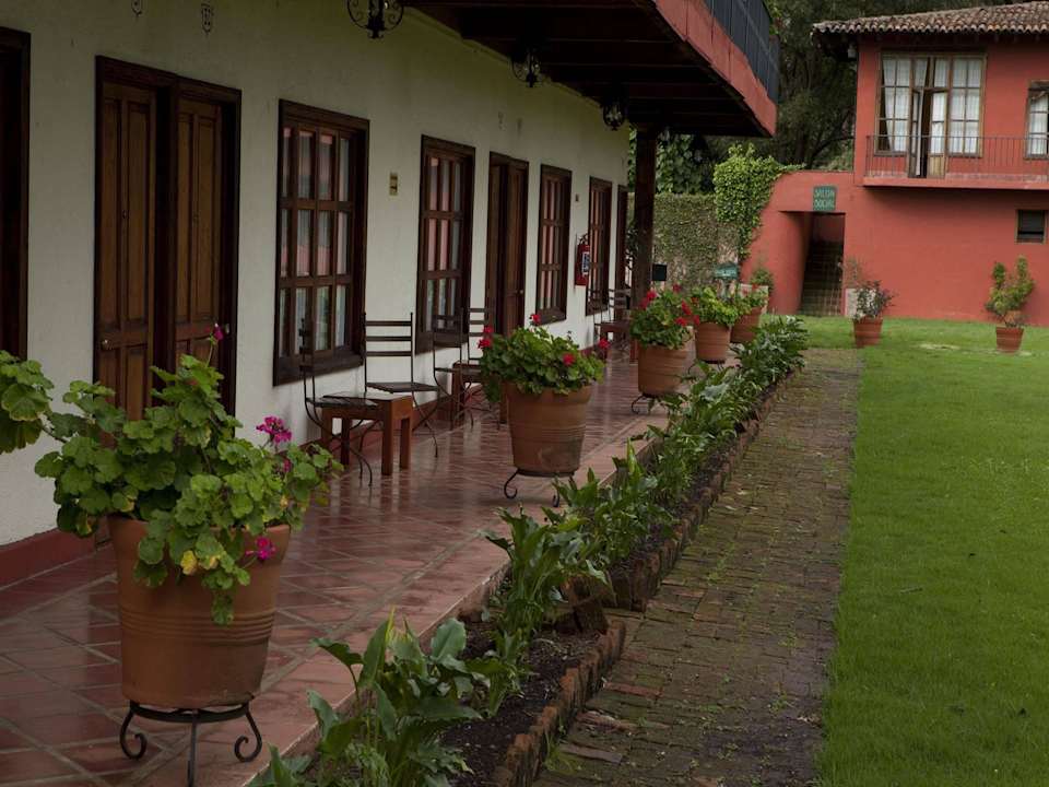 Vista de las habitaciones Hotel Mision Patzcuaro