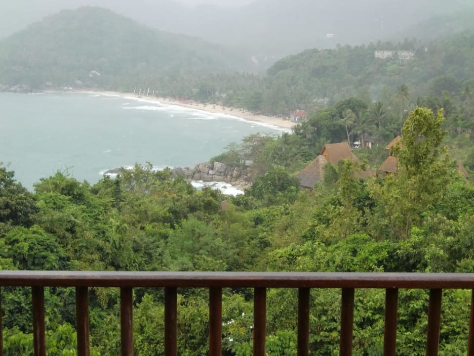 Ausblick von der Terrasse Santhiya Koh Phangan Resort & Spa