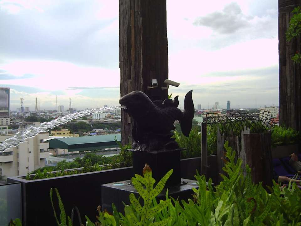 Wasserspeiher am Pool Siam@Siam Design Hotel Bangkok