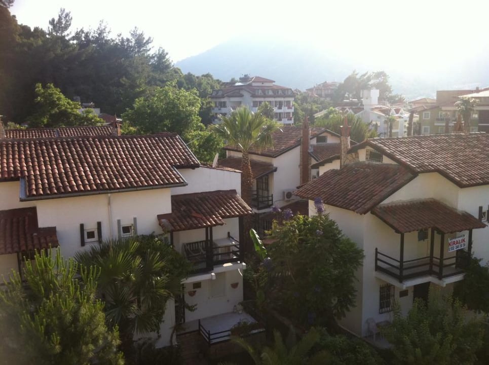 Ausblick in den Ort vom 4. Stock Mirage World Hotel Marmaris