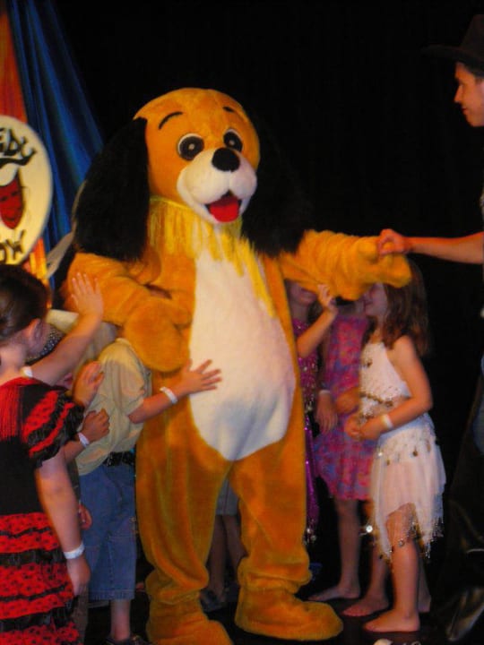 Sammy das Maskottchen HSM Club Torre Blanca