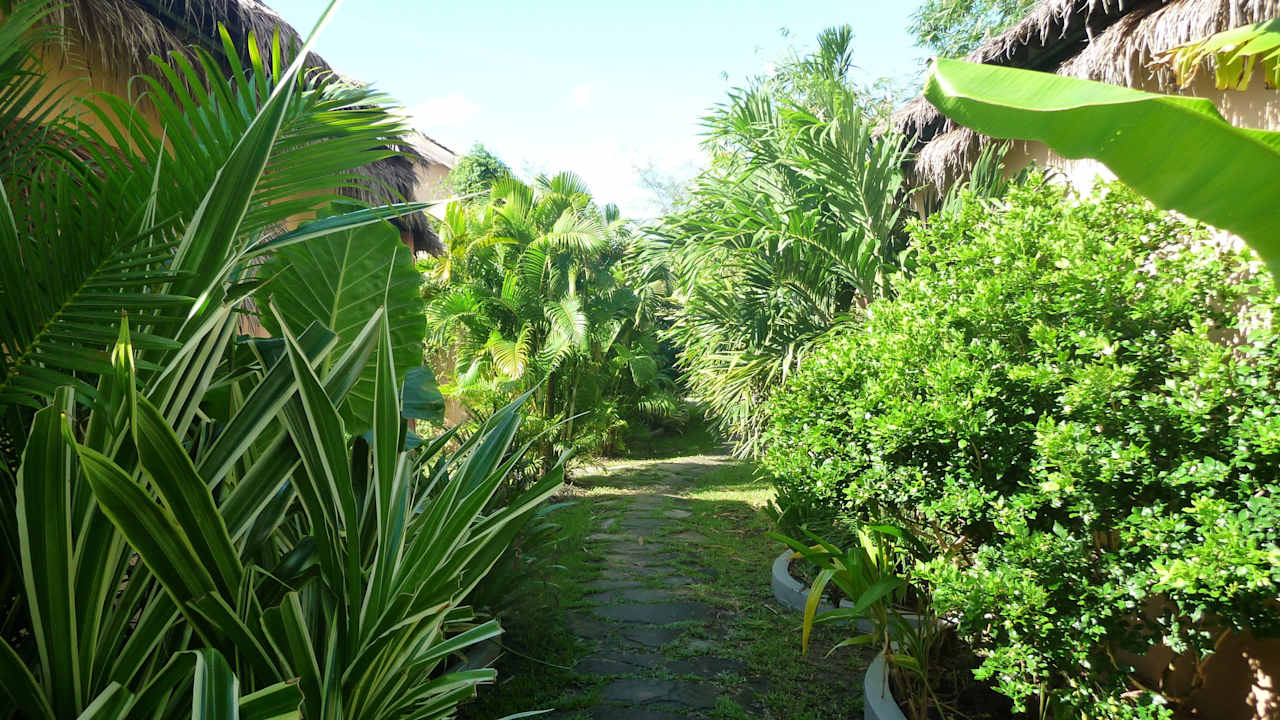 Der schöne grüne Garten Hotel The Secret Garden at Otres Beach