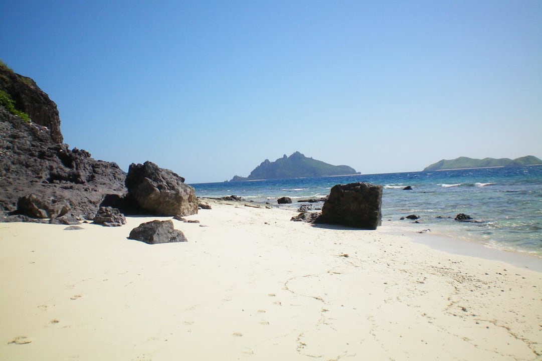 Traumstrand bei Ebbe Hotel Matamanoa Island Resort