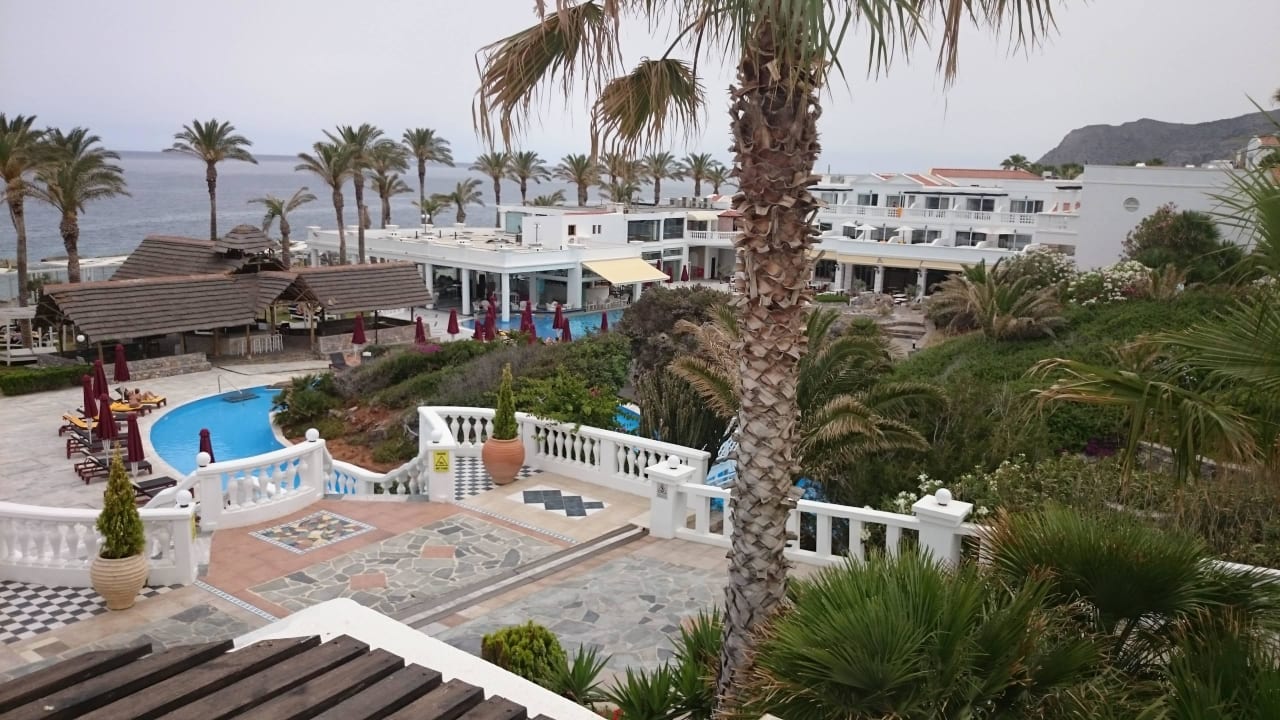 Ansicht von oben Minos Imperial Beach Resort Milatos Crete