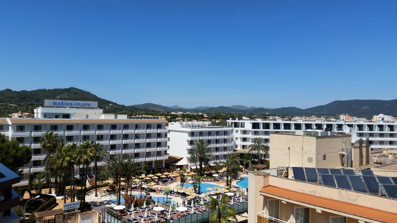 Blick aus sechster Etage Hotel Sabina Playa