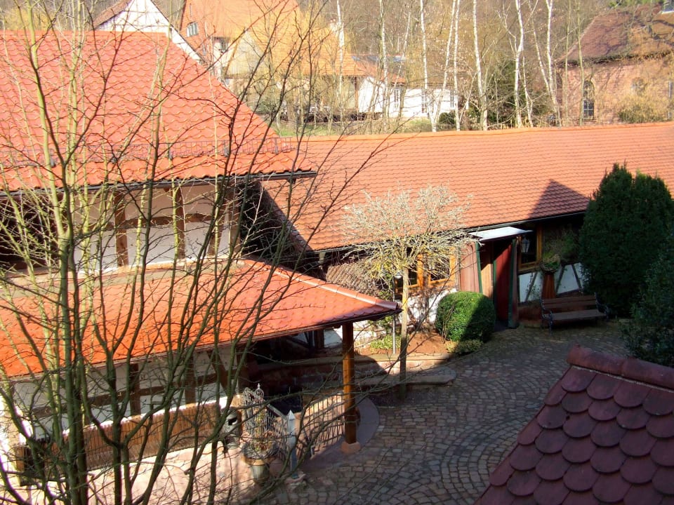 Block vom Balkon Landhotel Heimathenhof