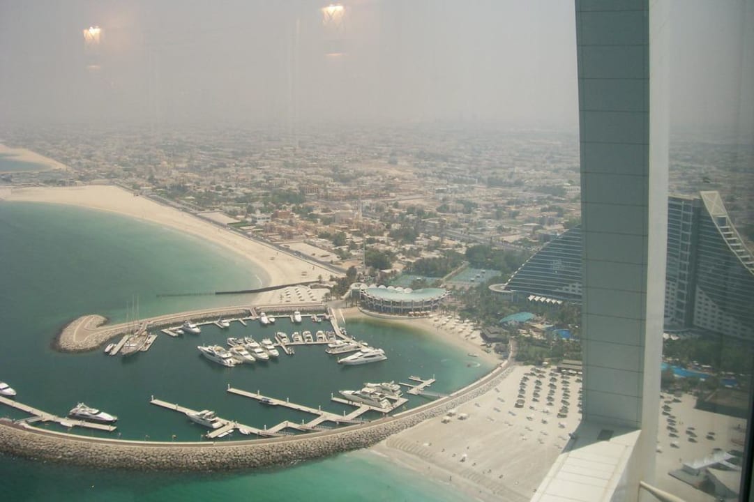 Blick aus unserer Suite Burj Al Arab