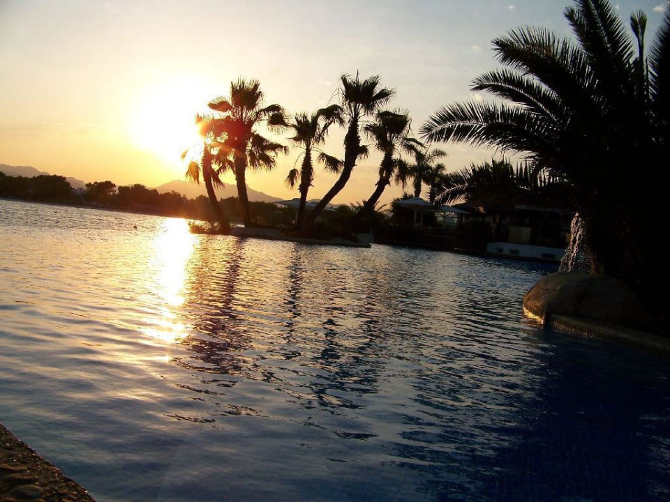 Pool am Abend Alcudiamar Marina Residence