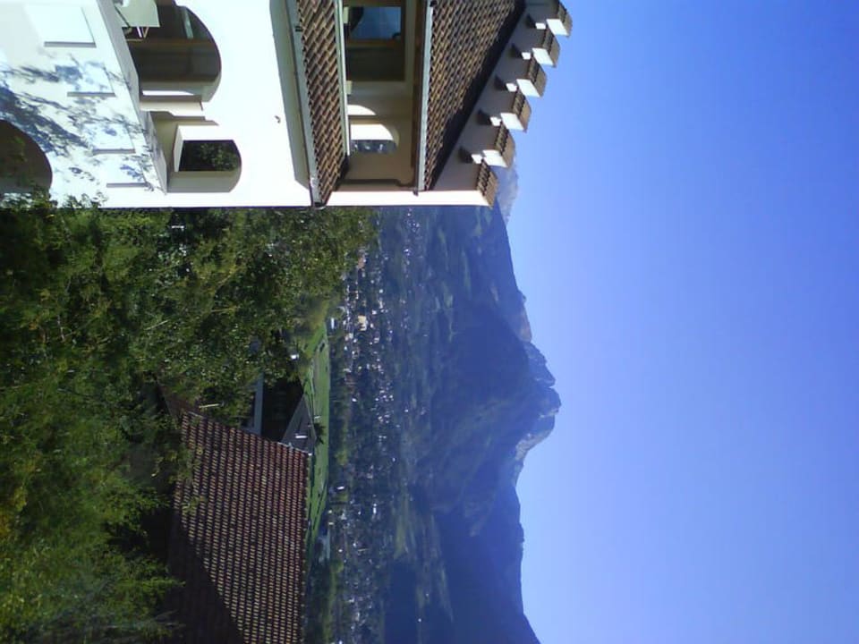Ausblick vom Balkon Romantik Hotel Oberwirt