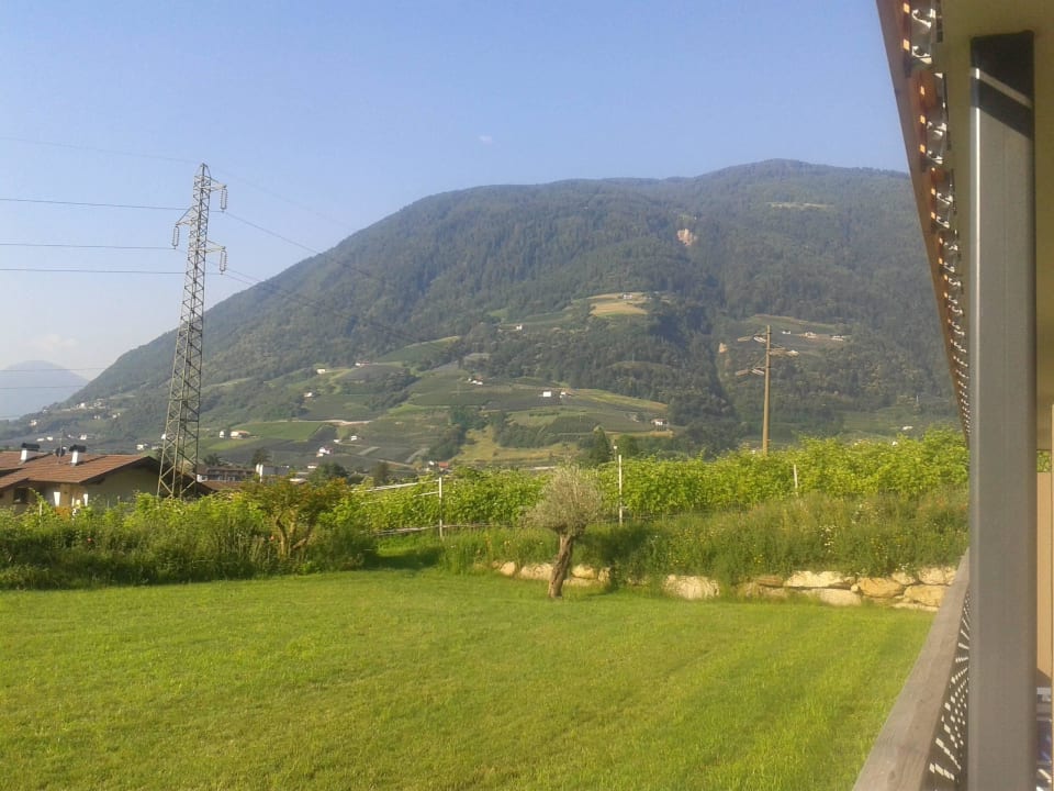 Aussicht von unserer Terrasse Hotel Ultenerhof