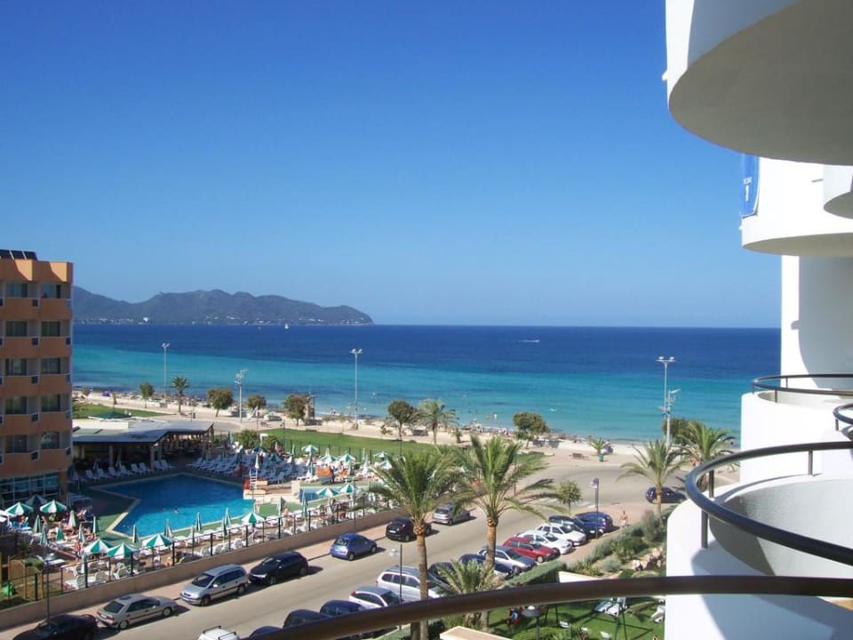 Aussicht von unserem Zimmer 2008 Hipotels Hipocampo Playa