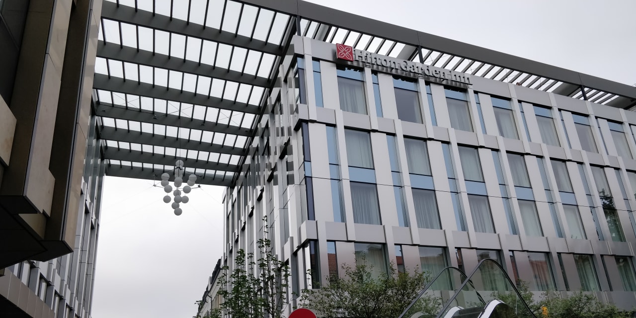 Außenansicht Hilton Garden Inn Vilnius City Centre