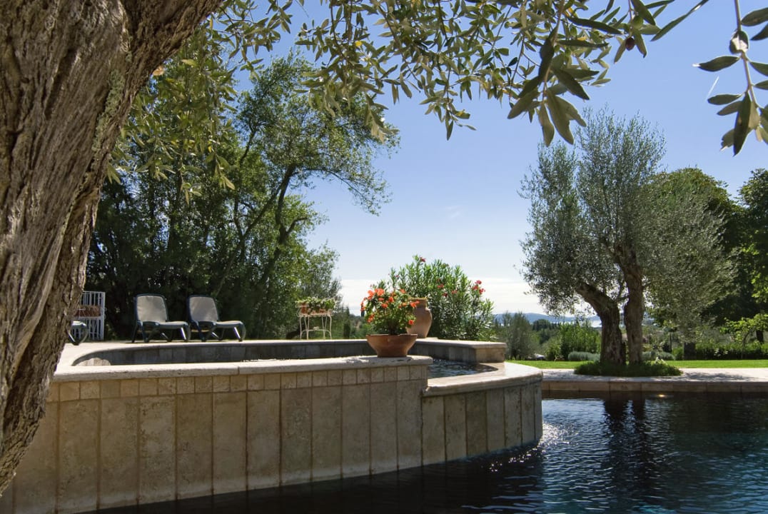 La poscina con vista lago Hotel Antica Residenza I Capricci Di Merion