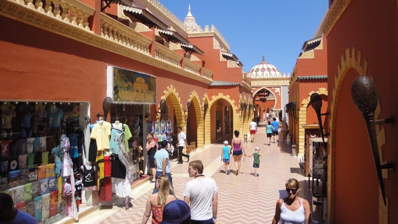 Einkaufsmeile im Hotel Pickalbatros Alf Leila Wa Leila Resort - Neverland Hurghada