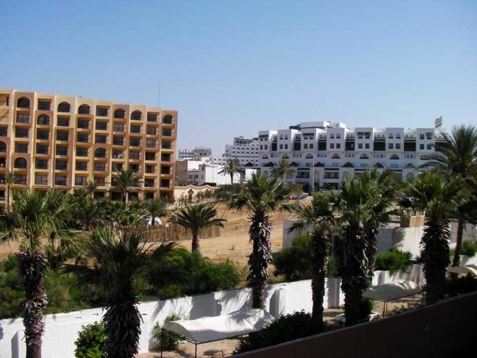 Widok z aquaparku Hotel Marabout