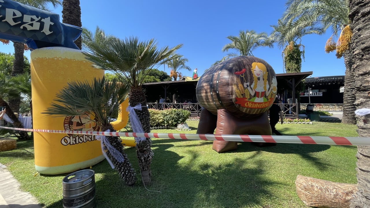 Gartenanlage Sunis Kumköy Beach Resort Hotel & Spa