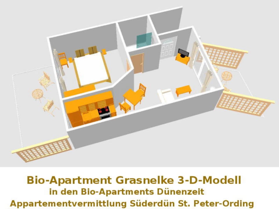 Außenansicht Bio-Apartment Grasnelke