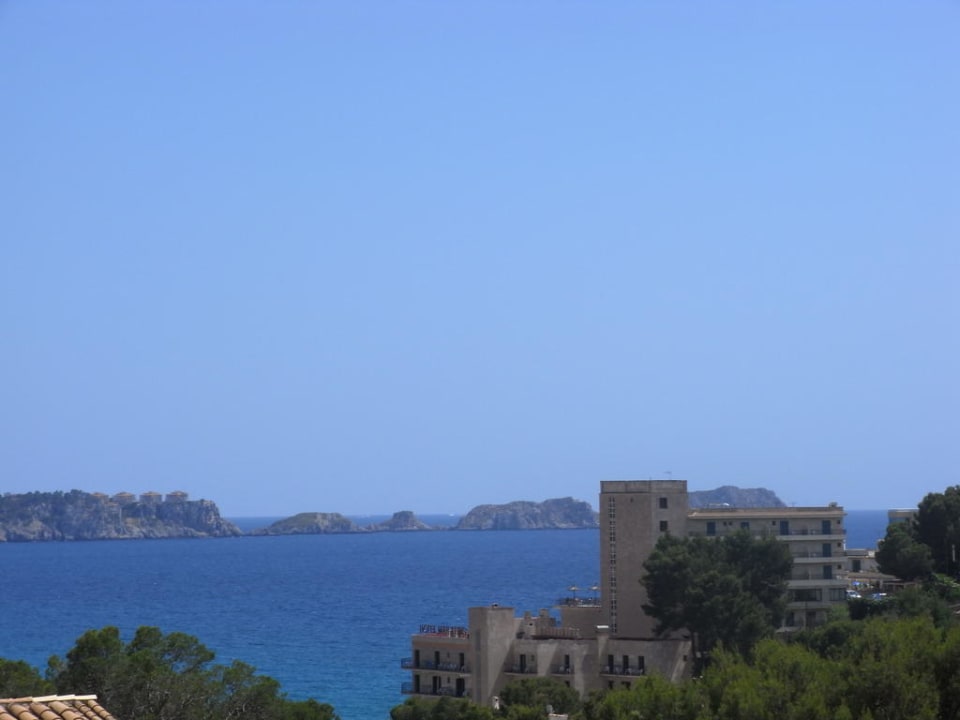 Ausblick aus dem fünften Stock zum Meer Valentin Somni Hotel & Suites