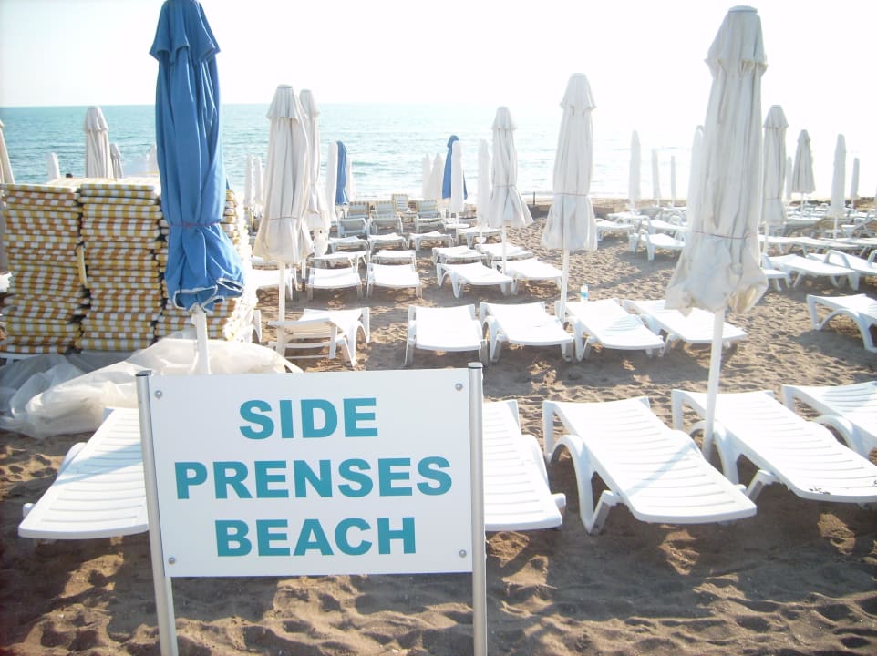 Hoteleigener Strandabschnitt Side Prenses Resort & Spa