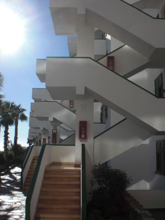 Diese Treppen geht man mehrmals am Tag.. Hotel El Palmar