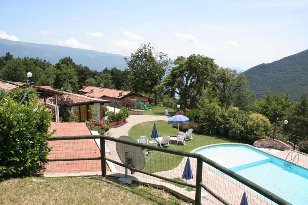 Blick von den oberen Appartements Residence La Quiete