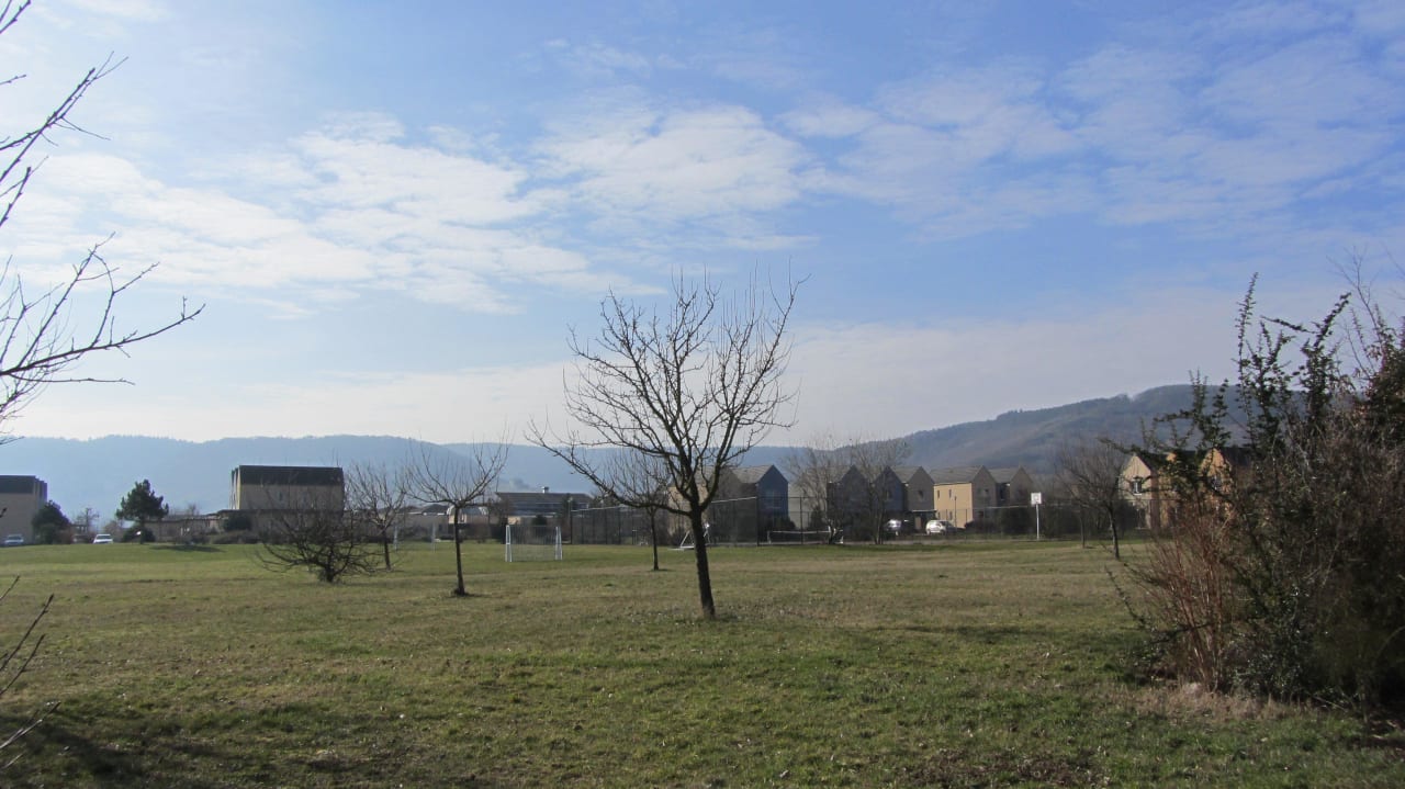 Blick auf die Häuser Eurostrand Resort Moseltal