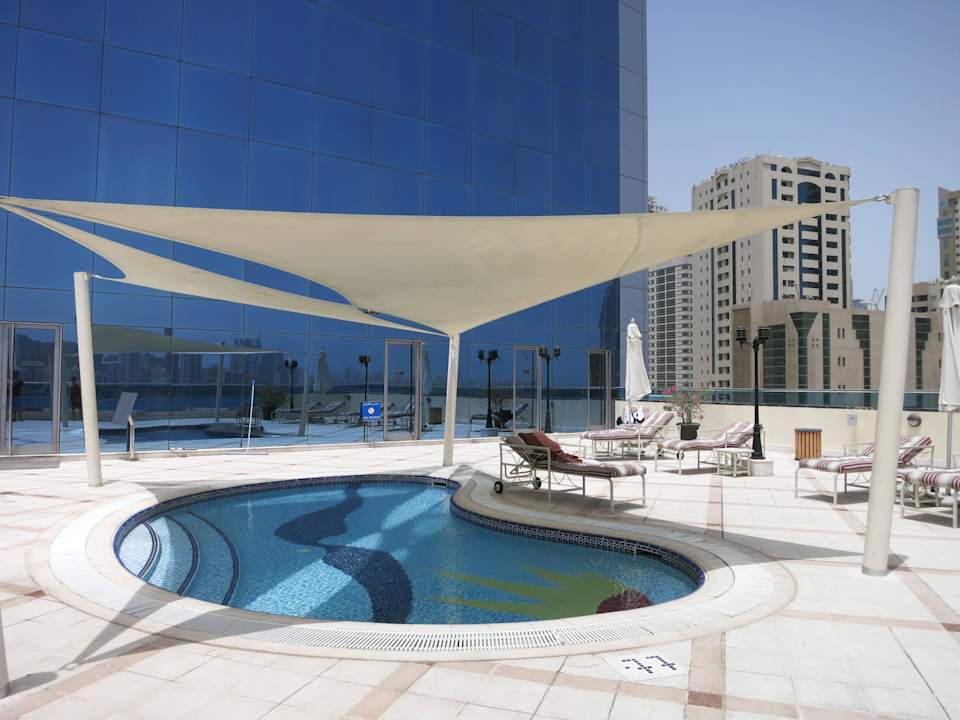 Kinderpool zur Lagunenseite Corniche Hotel Sharjah