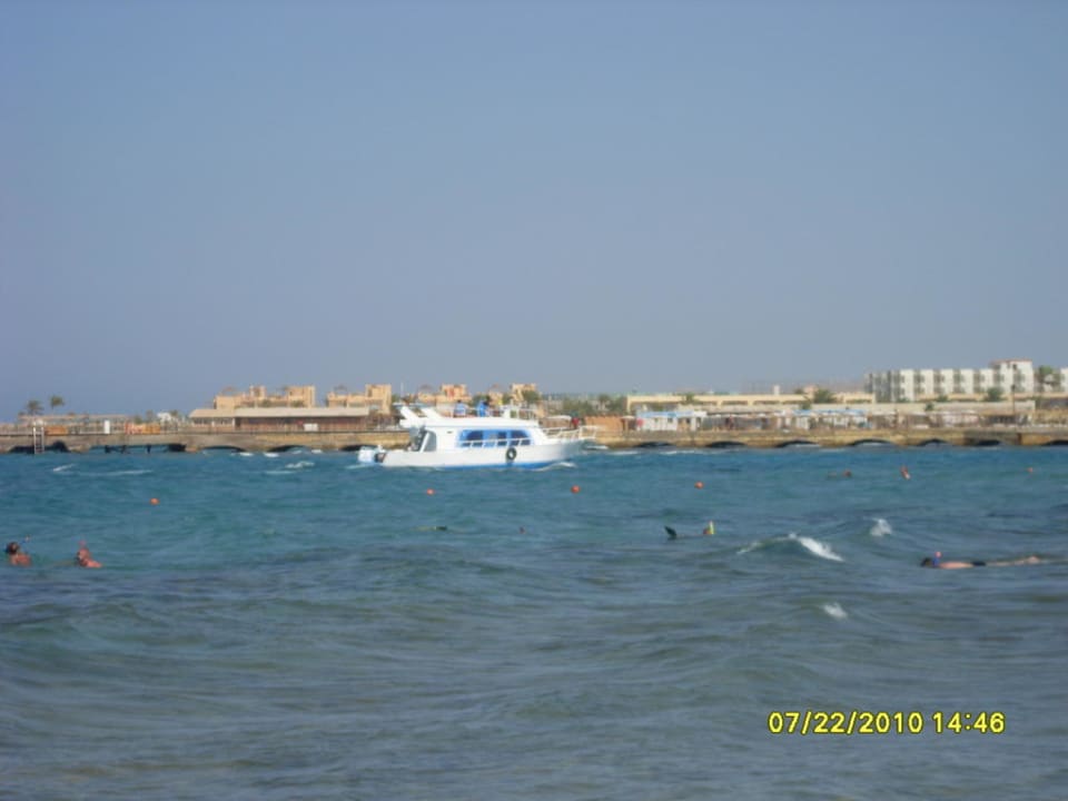 Nach rechts geblickt in Richtung Golden 5 Ali Baba Palace Resort