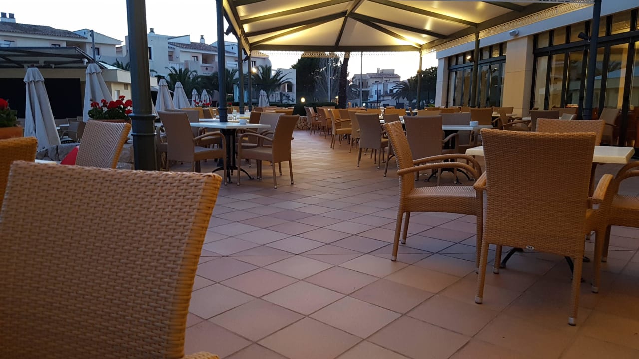 Terrasse von der Bar Welikehotel Marfil Playa