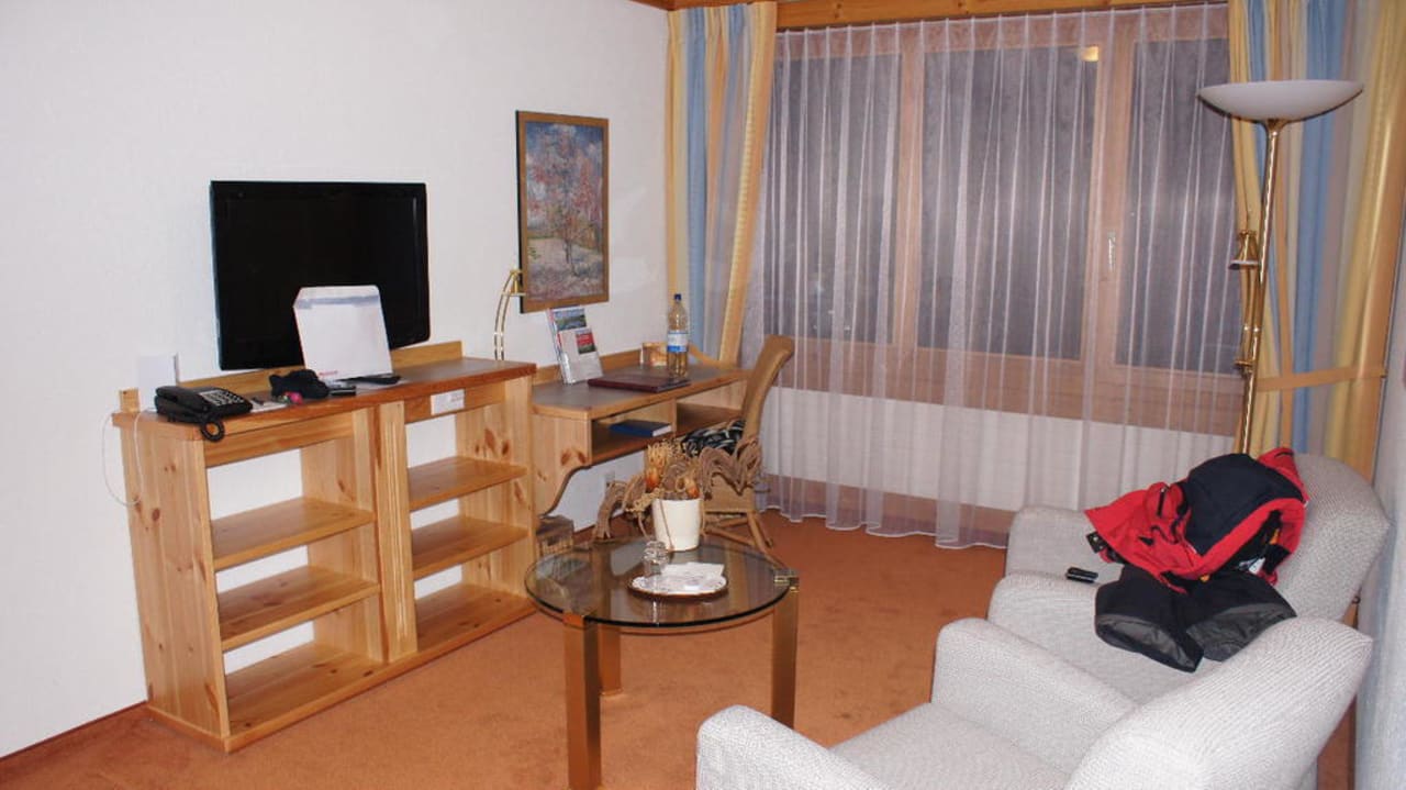 Wohnbereich Junior-Suite 131 Sunstar Hotel Grindelwald