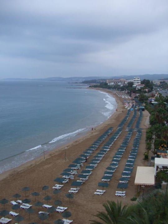 Blick von unserem Balkon nach Rechts Aska Hotel Just in Beach