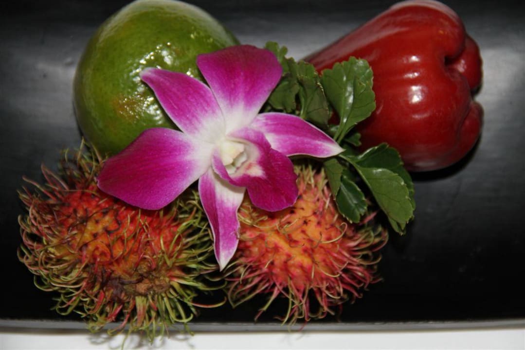 Obstkorb bei Ankunft Centara Grand at Central Plaza Ladprao Bangkok