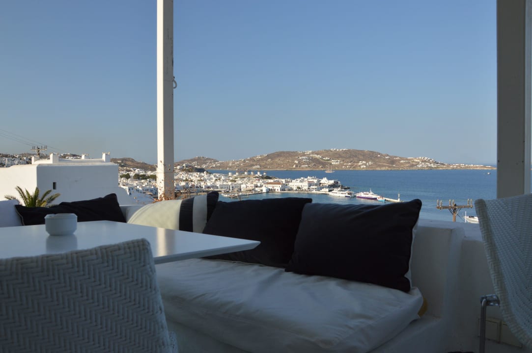 Bar mit " best view " Mykonos View Hotel