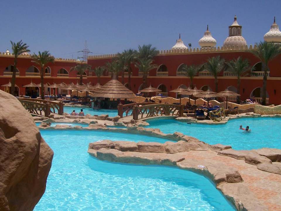 Basen Główny Pickalbatros Alf Leila Wa Leila Resort - Neverland Hurghada