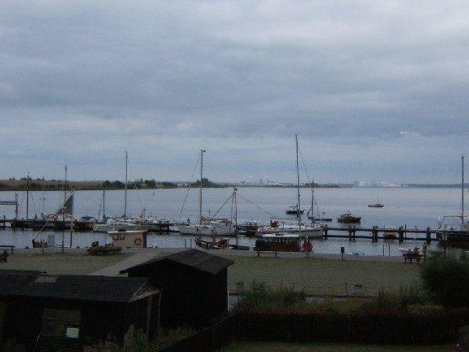 Ausblick vom Balkon Ferienresidenz Am Yachthafen