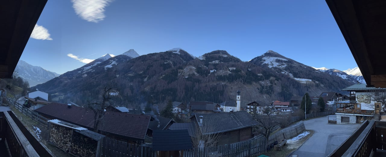Ausblick Ferienhaus Berger