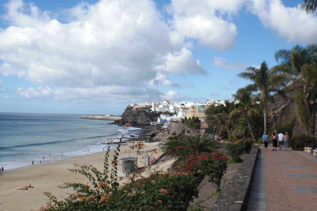 Schöne Promenade nach Morro Jable Hotel Riu Palace Jandia