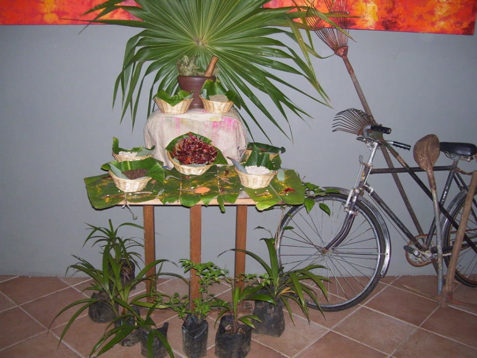 Deko zum Essensthema Mauricia Beachcomber Resort & Spa