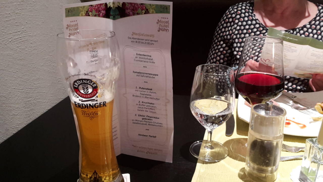 Abendessen Moselhotel Hähn