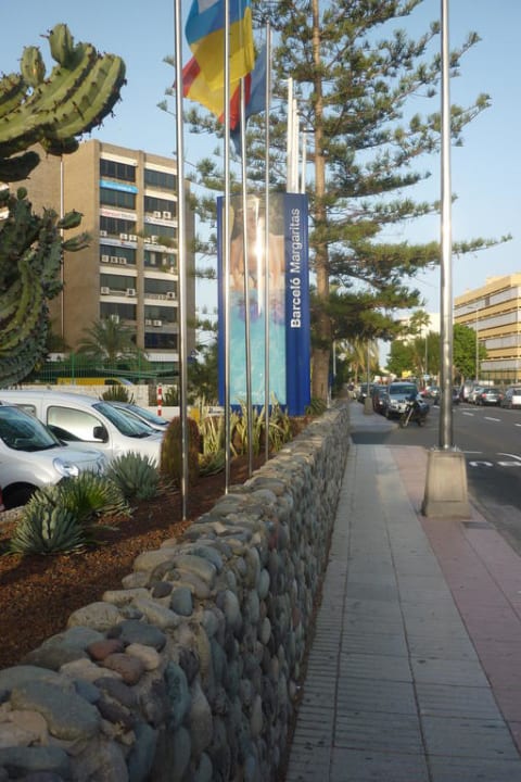 Am Hoteleingang... Barceló Margaritas