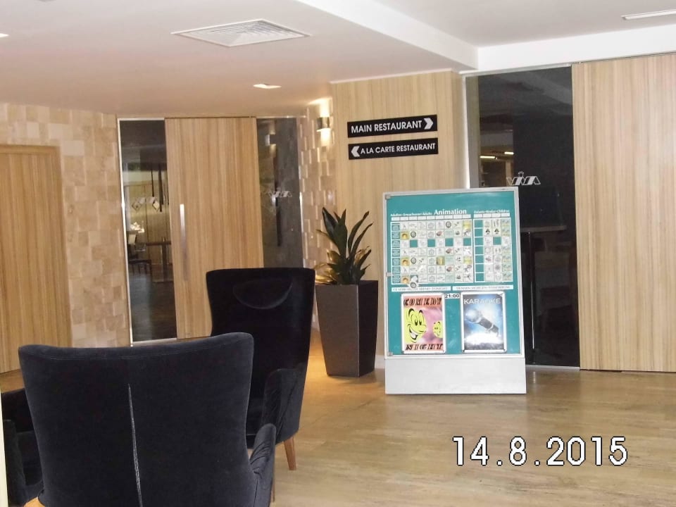 Eingang hauptresturant und  zum Italienischem HVD Viva Club Hotel