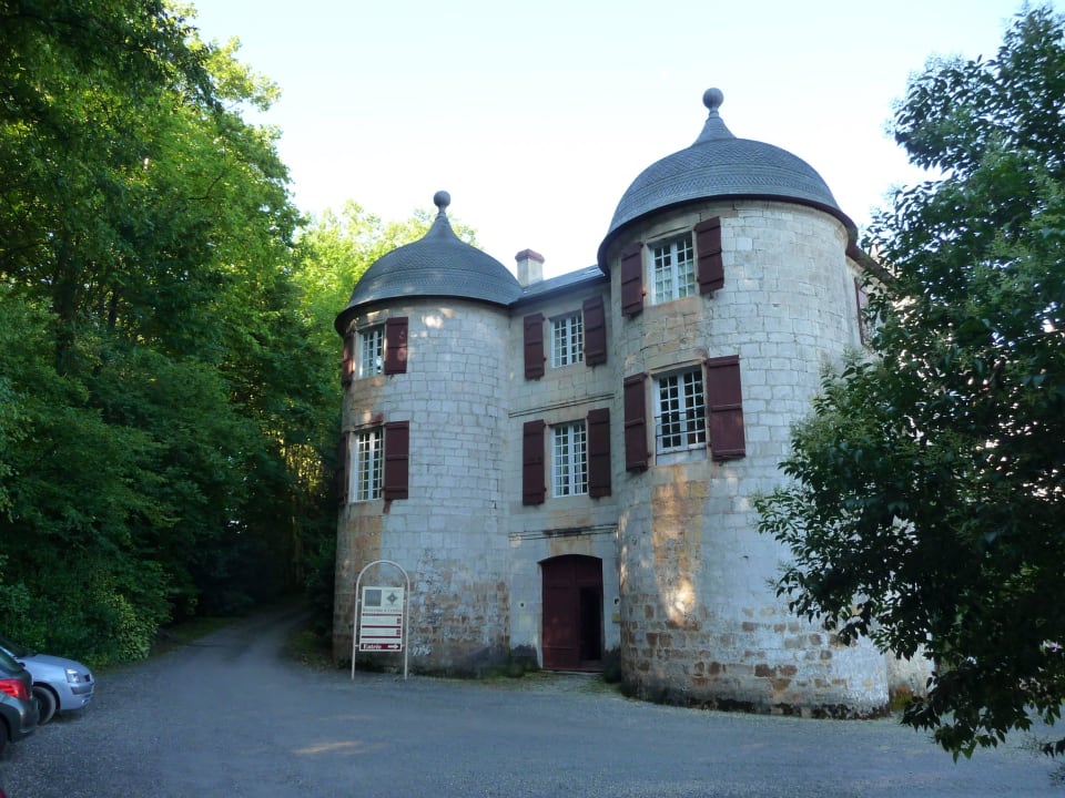 Der Eingangsbereich Château d'Urtubie