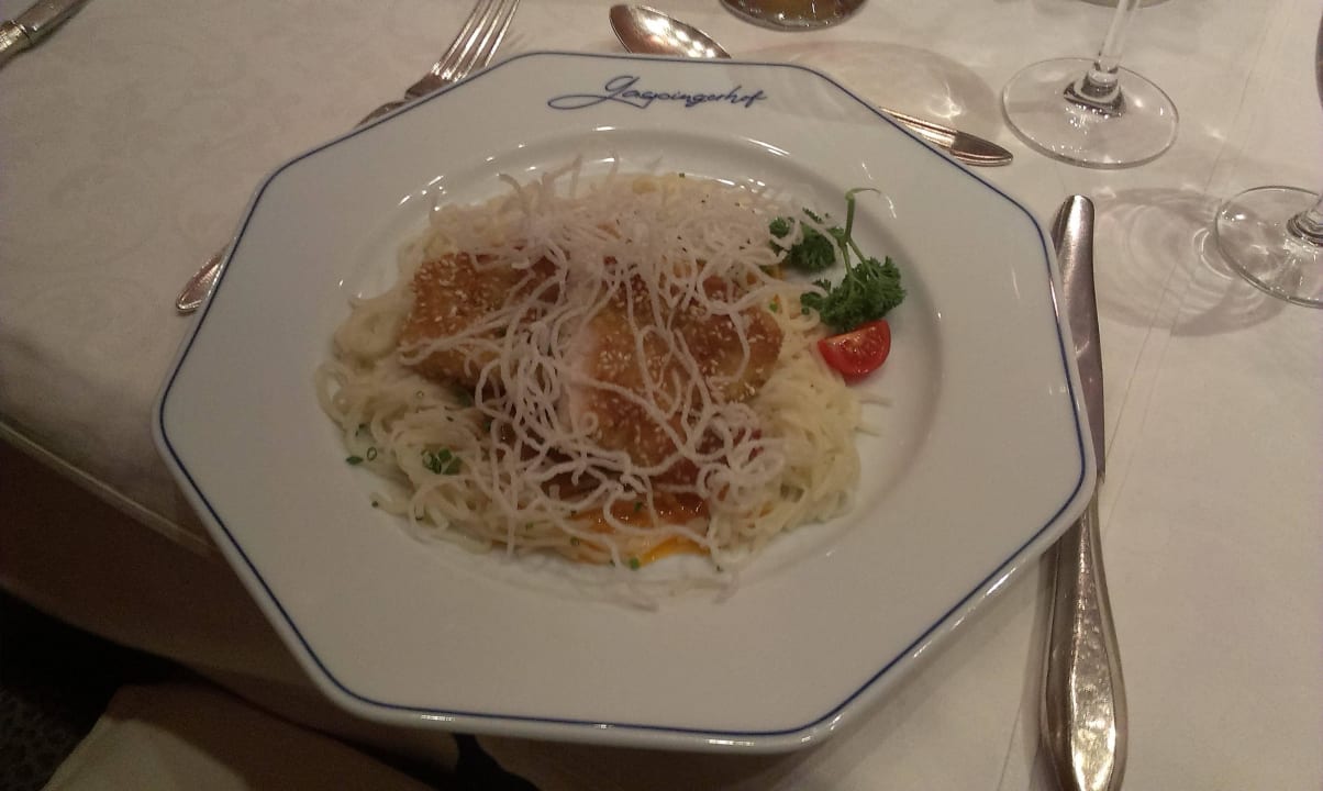 Menü am 1. Abend Hotel Gaspingerhof