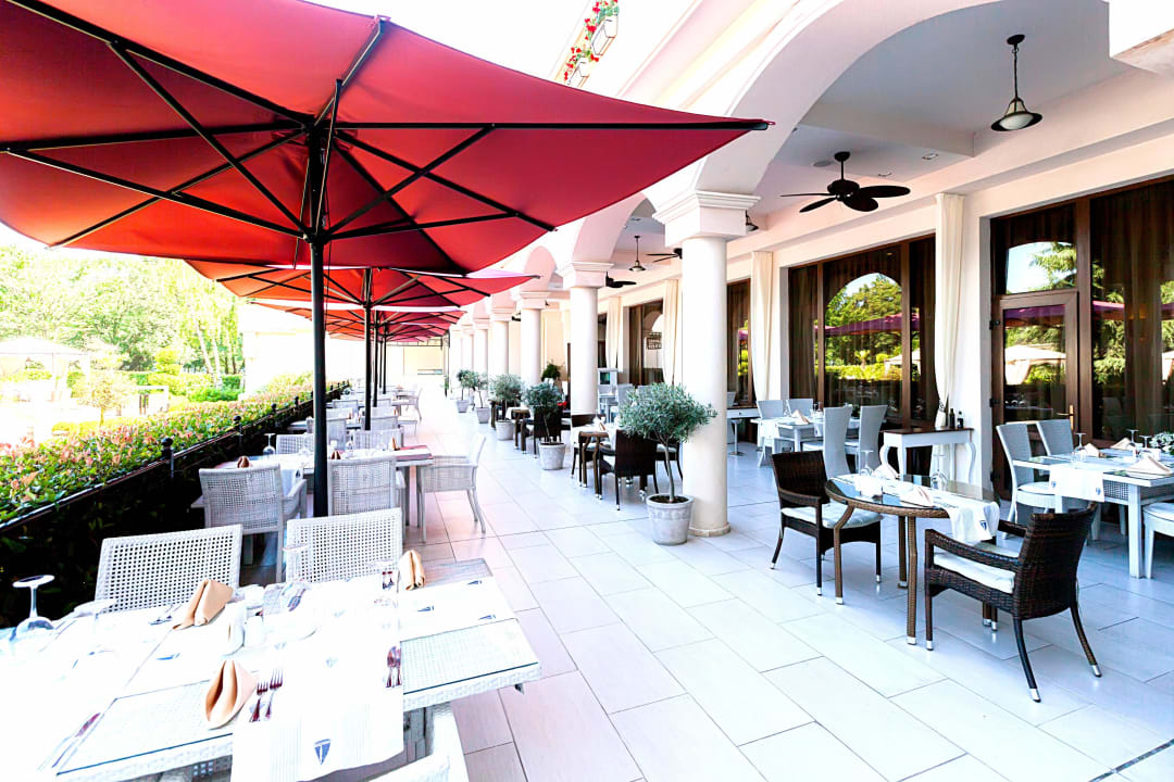 The Summer Garden of Salini Grand Hotel & SPA Primoretz